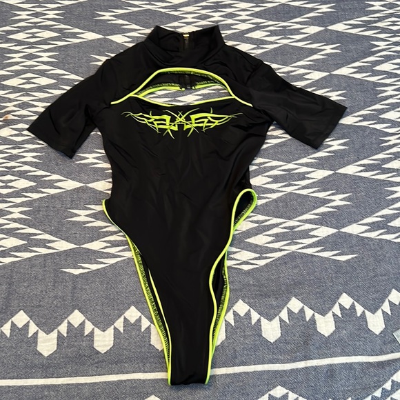 dolls store size S bodysuit cyberpunk goth inspired worn once XS - Picture 1 of 8